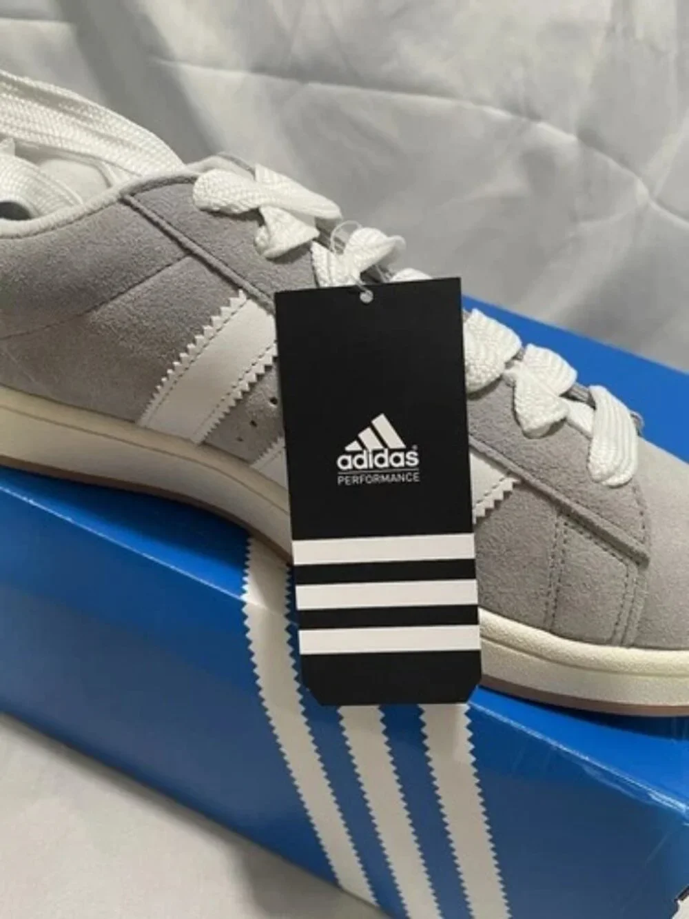 Adidas Campus 00s Gray White Suede Gum Sole Sneakers Mens Size 11 NIB